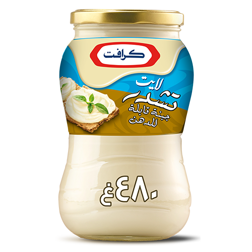 كرافت جبنة شيدر لايت قابلة للدهن