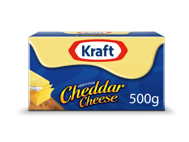 Kraft Cheddar Cheese Made with Natural Cheese (Australia Made) 500 grams